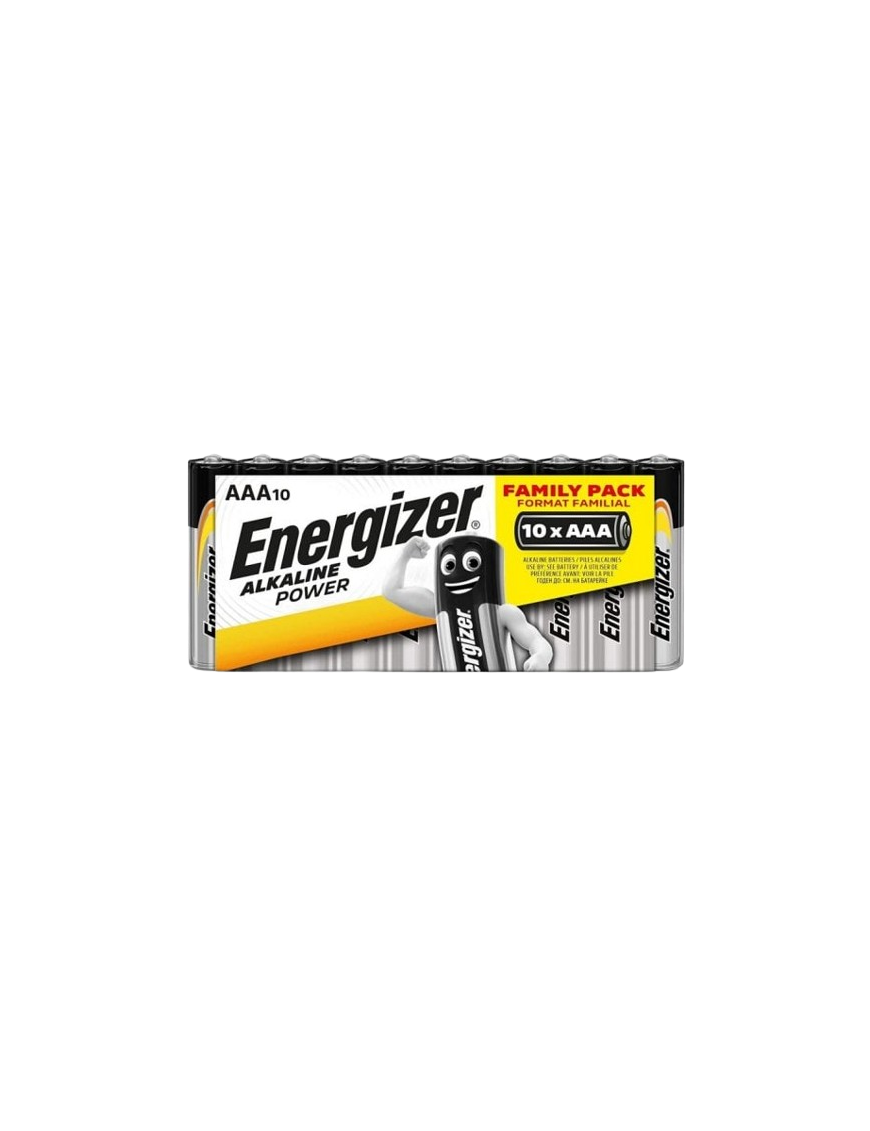 PILAS ENERGIZER ALKALINE LR03 (AAA) B/6+4 UNIDADES