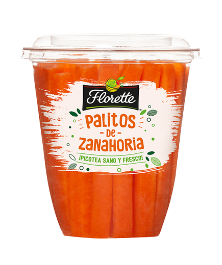 FLORETTE PALITOS ZANAHORIA 165 GR