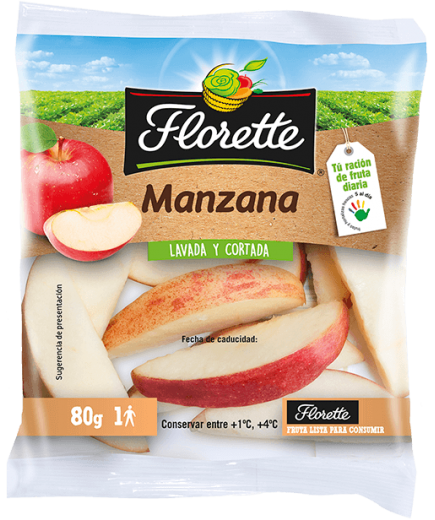 FLORETTE MANZANA FRESCA CORTADA P/ 80 GR