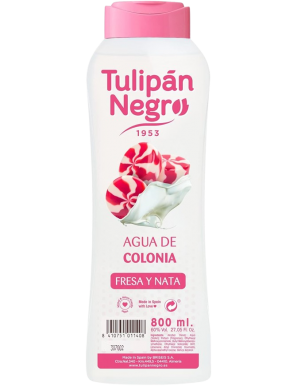 COLONIA TULIPAN NEGRO FRESA Y NATA B/800 ML