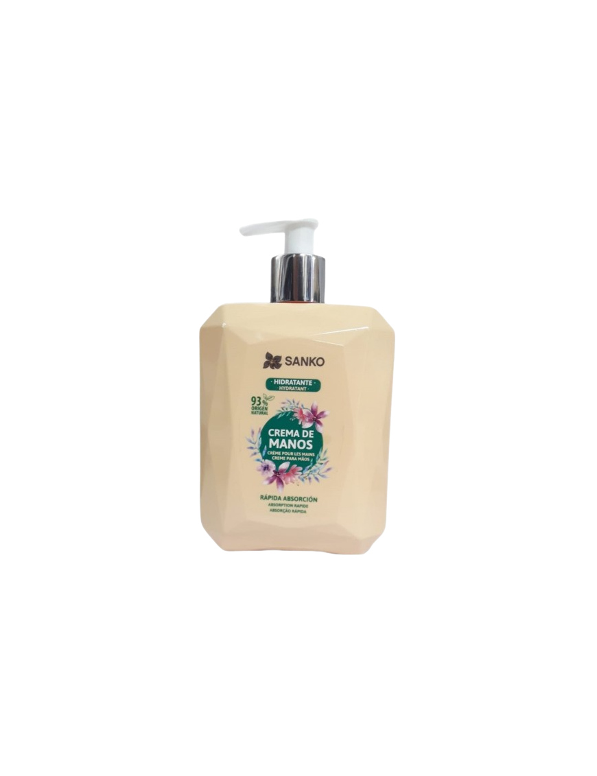 CREMA MANOS SANKO HIDRATANTE DOSIFICADOR 400ML