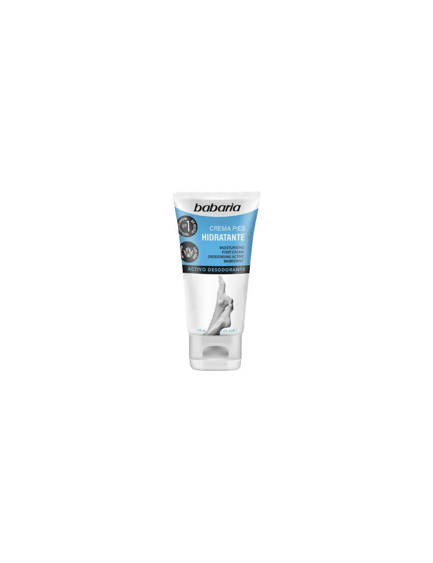 CREMA PIES BABARIA ALOE VERA HIDRATANTE B/150ML