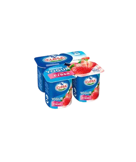 CLESA YOGUR SABOR FRESA PACK-4 UD