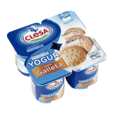 CLESA YOGUR SABOR GALLETA PACK-4 UD