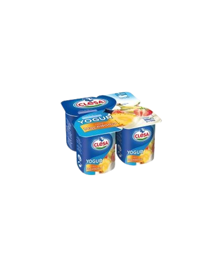 CLESA YOGUR SABOR MACEDONIA PACK-4 UD