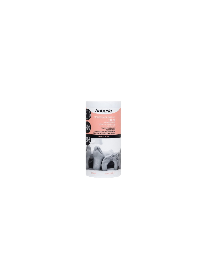 DESODORANTE BABARIA PIES POLVO TALCO B/100 ML