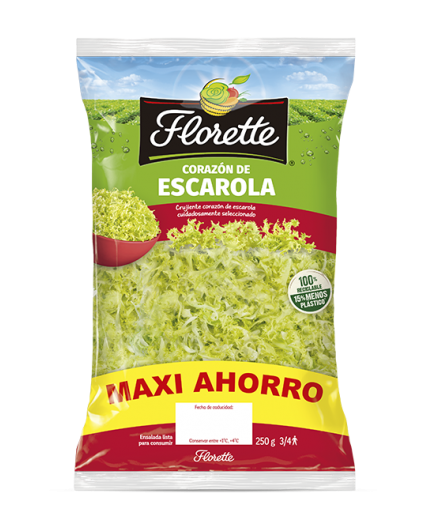 FLORETTE ENSALADA ESCAROLA CORAZON B/250 GR