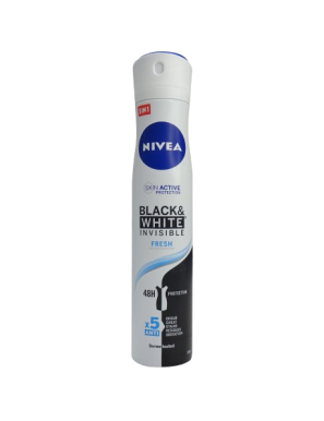 DESODORANTE NIVEA FRESH BLACK & WHITE SP/200 ML
