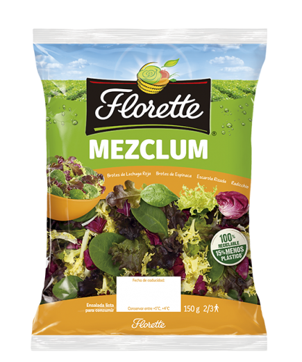 FLORETTE ENSALADA MEZCLUM BOLSA/150 GR