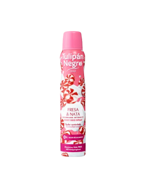 DESODORANTE TULIPAN NEGRO FRESA Y NATA SP/200 ML