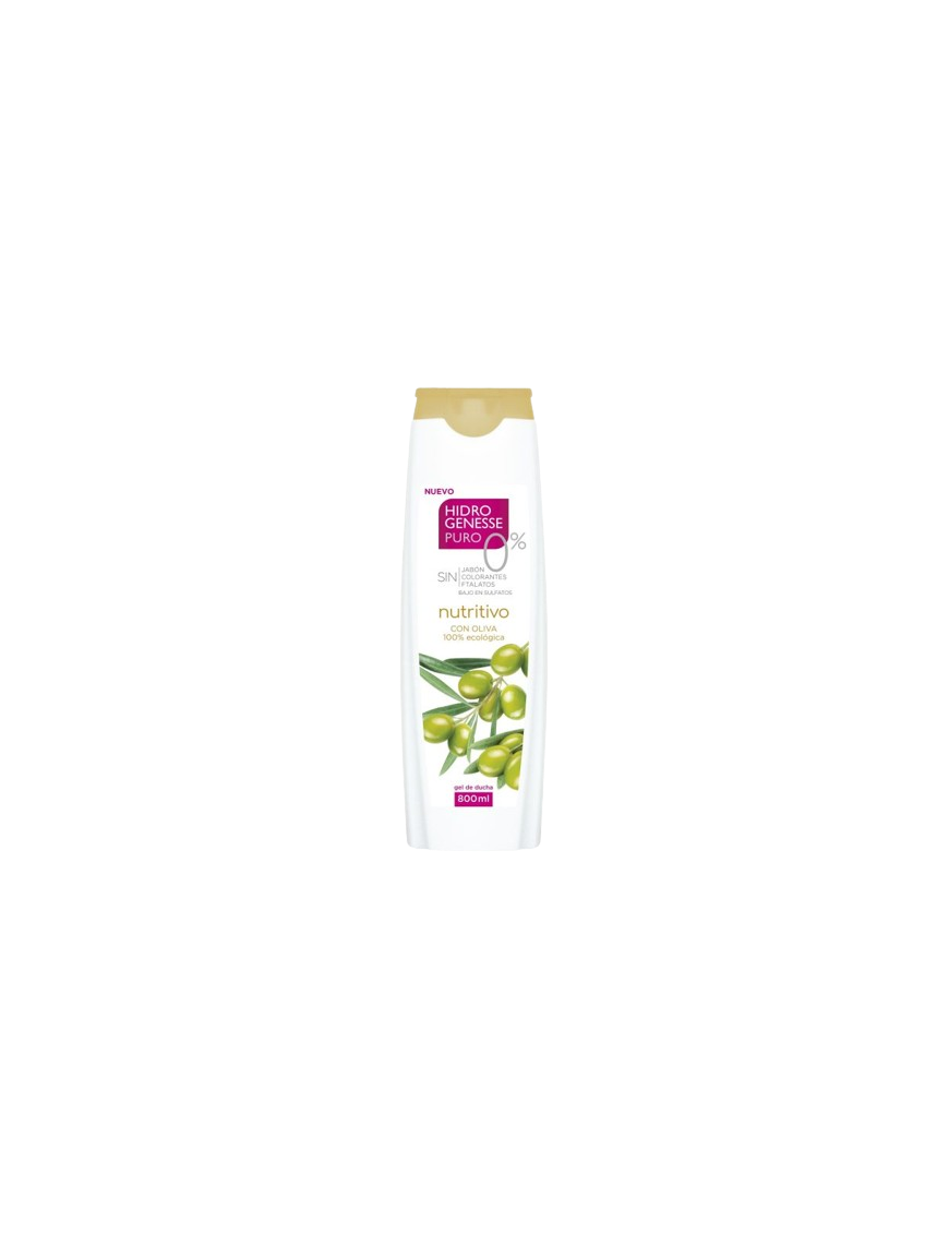 GEL BAÑO HIDRO/GENESSE NUTRITIVO C/OLIVA  B/800 ML
