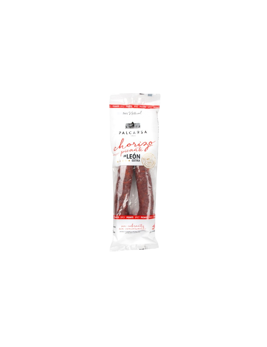 CHORIZO PICANTE AHUMADO DE LEON PALCARSA 325 GR
