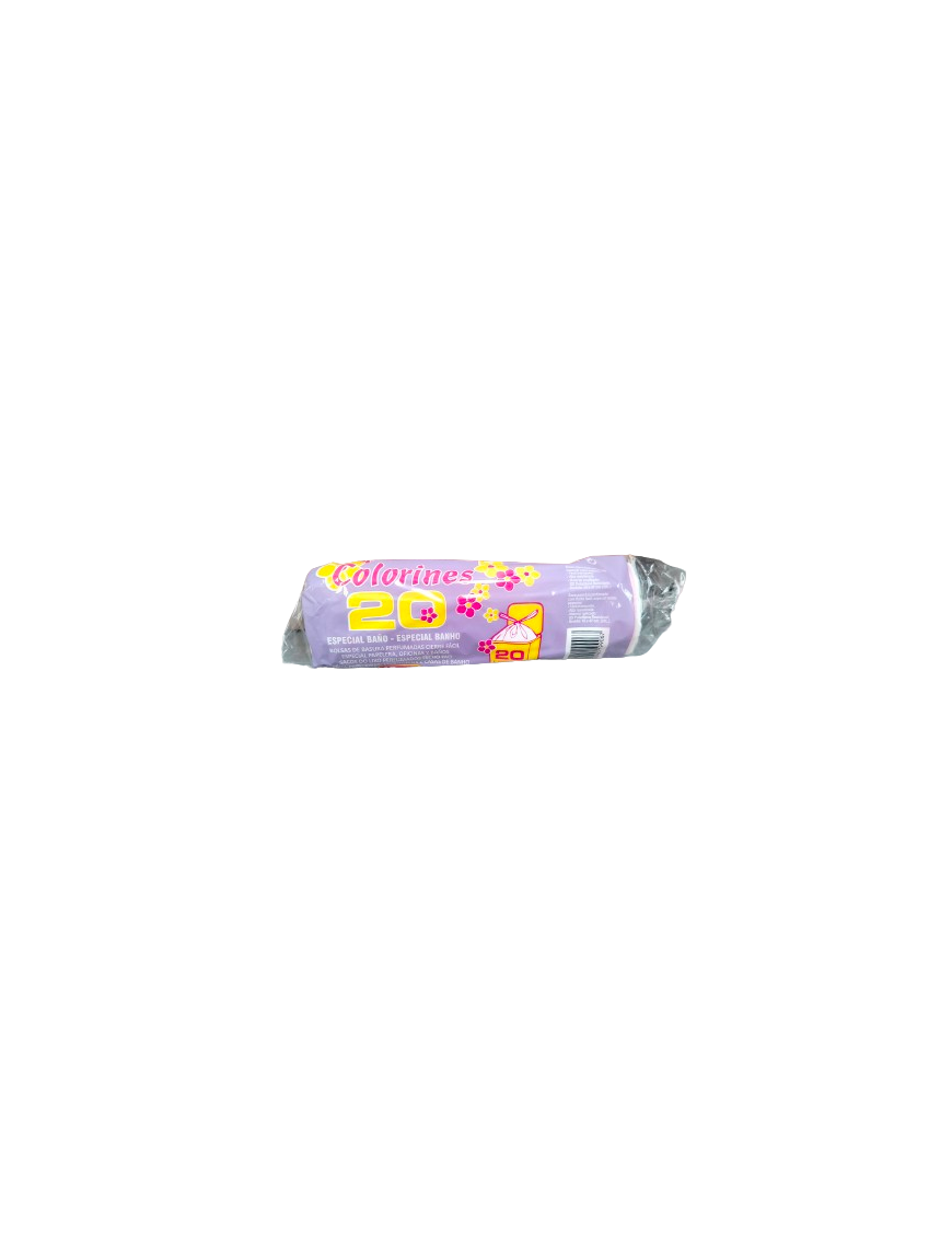 B/BASURA 45X45 BAÑO COLORINES B/20 UD