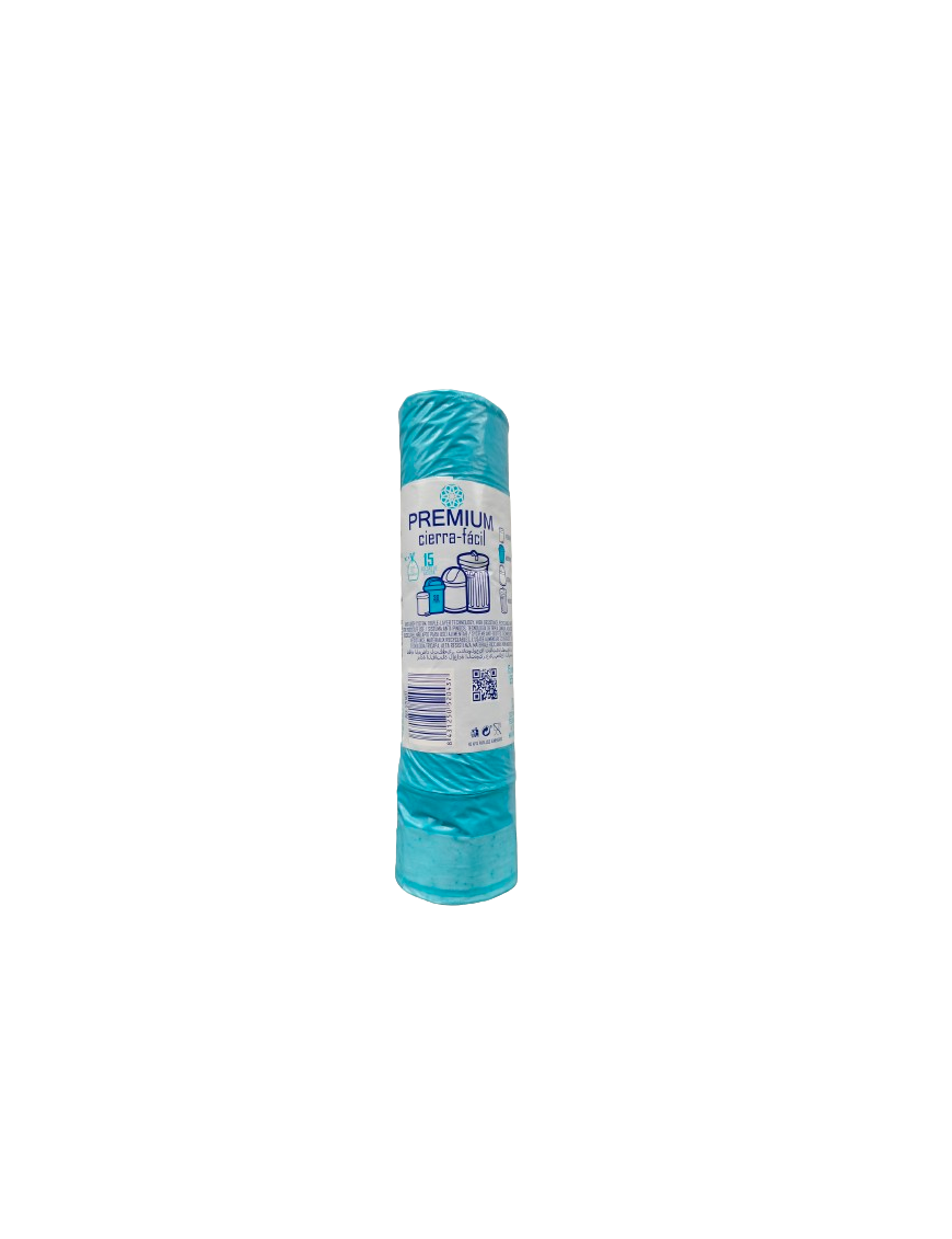 B/BASURA 55X55 AUTOCIERRE PREMIUM B/15 UD