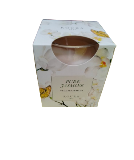 VELA AMBIENTADOR VASO SATINADO JAZMIN