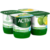 DANONE ACTIVIA 0% CON LIMA LIMON  PACK-4UD
