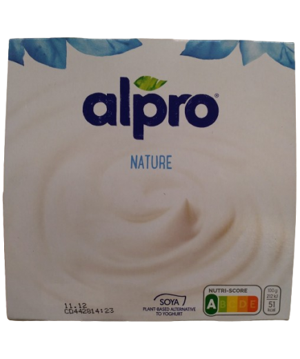 DANONE ALPRO NATURAL 4X125GR