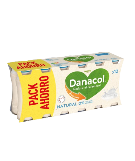DANONE DANACOL NATURAL PACK 12UD 1200GR
