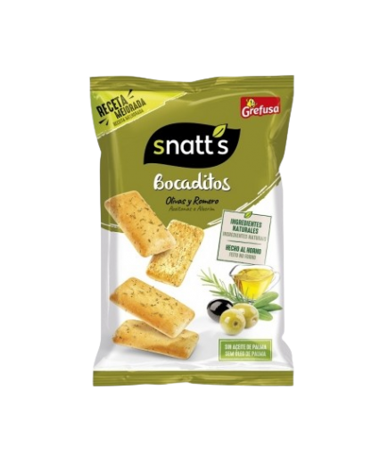 APERITIVOS BOCADITOS SNATT´S OLIVAS-ROMERO B/80 GR