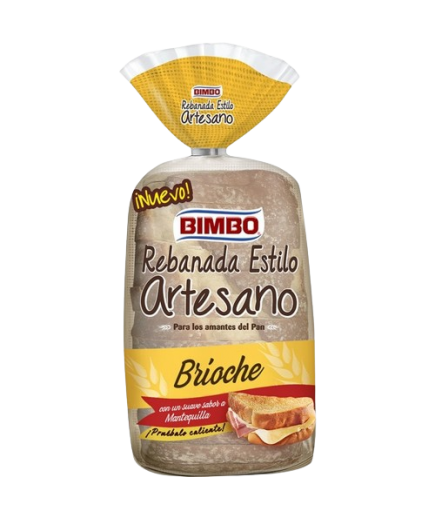 PAN BIMBO ARTESANO BRIOCHE 550 GR