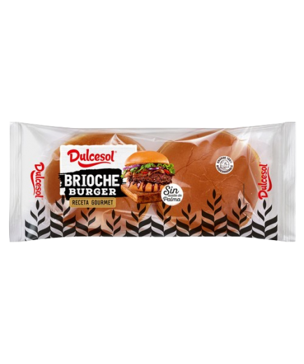PAN DULCESOL BURGUER BRIOCHE GOURMET B/4 UD