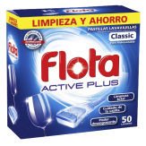 LAVAVAJILLAS FLOTA PASTILLAS ACTIVE PLUS EST/50 UD