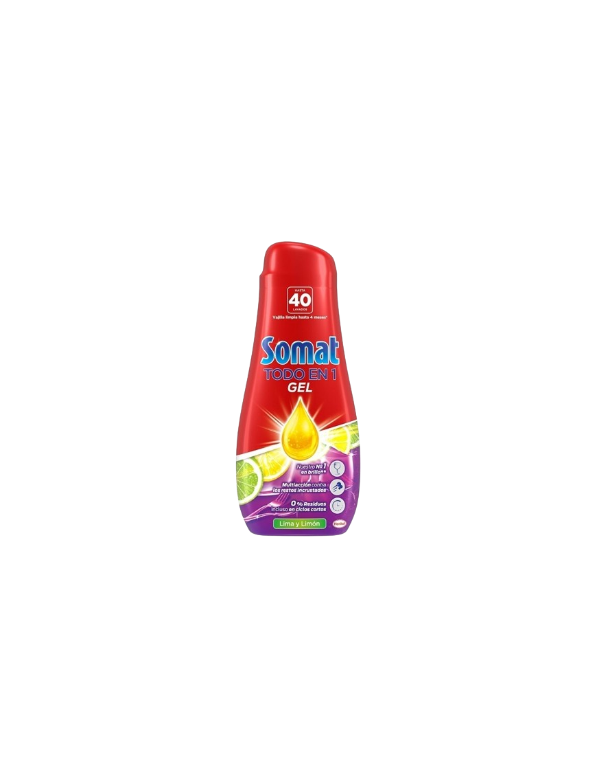 LAVAVAJILLAS SOMAT GEL LIMA-LIMON 40 D B/720ML