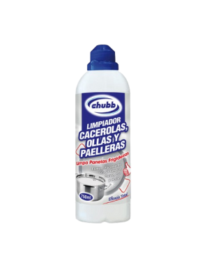 LIMPIADOR CACEROLAS-OLLAS-PAELLAS CHUBB B/750 ML