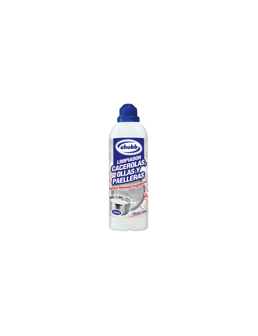 LIMPIADOR CACEROLAS-OLLAS-PAELLAS CHUBB B/750 ML