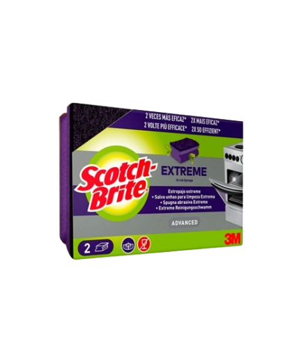 ESTROPAJO SALVAUÑA SCOTCH-BRITE (EXTREME) P-2 UD.