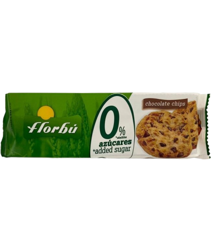 DULCES LAGUIMAR FLORBU COOKIES CHOCO 0% 120 GR