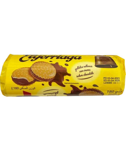 DULCES LAGUIMAR GALLET ELGORRIAGA CHOCO 180G