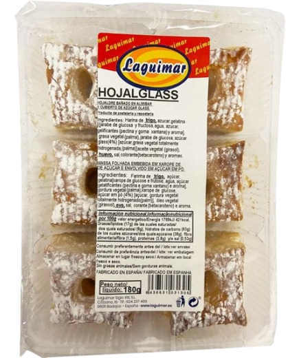 DULCES LAGUIMAR HOJALGLASS B/180 GR