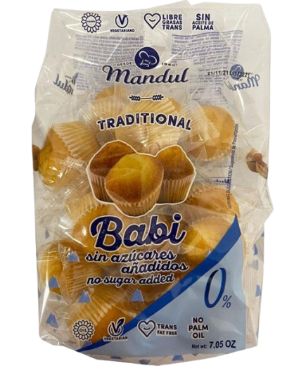 DULCES LAGUIMAR MANDUL BABI SIN AZUCAR B/200 GR