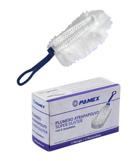 PLUMERO ATRAPAPOLVO PAMEX APARATO+5 RECAMBIOS