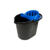 CUBO FREGONA+ESCURRIDOR PAMEX NEGRO 15 L UD