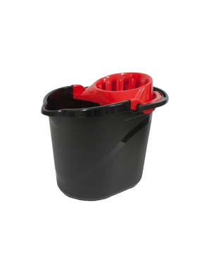 CUBO FREGONA+ESCURRIDOR PAMEX NEGRO 15 L UD