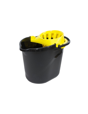CUBO FREGONA+ESCURRIDOR PAMEX NEGRO 15 L UD