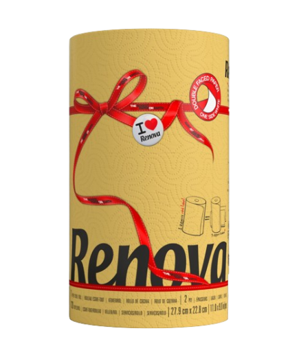 ROLLO COCINA RENOVA 2 CAPAS COLORES RED LABEL UD
