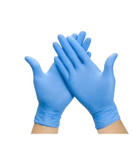 GUANTES NITRILO TOUCH S/POLVO.AZUL T/L P/100U