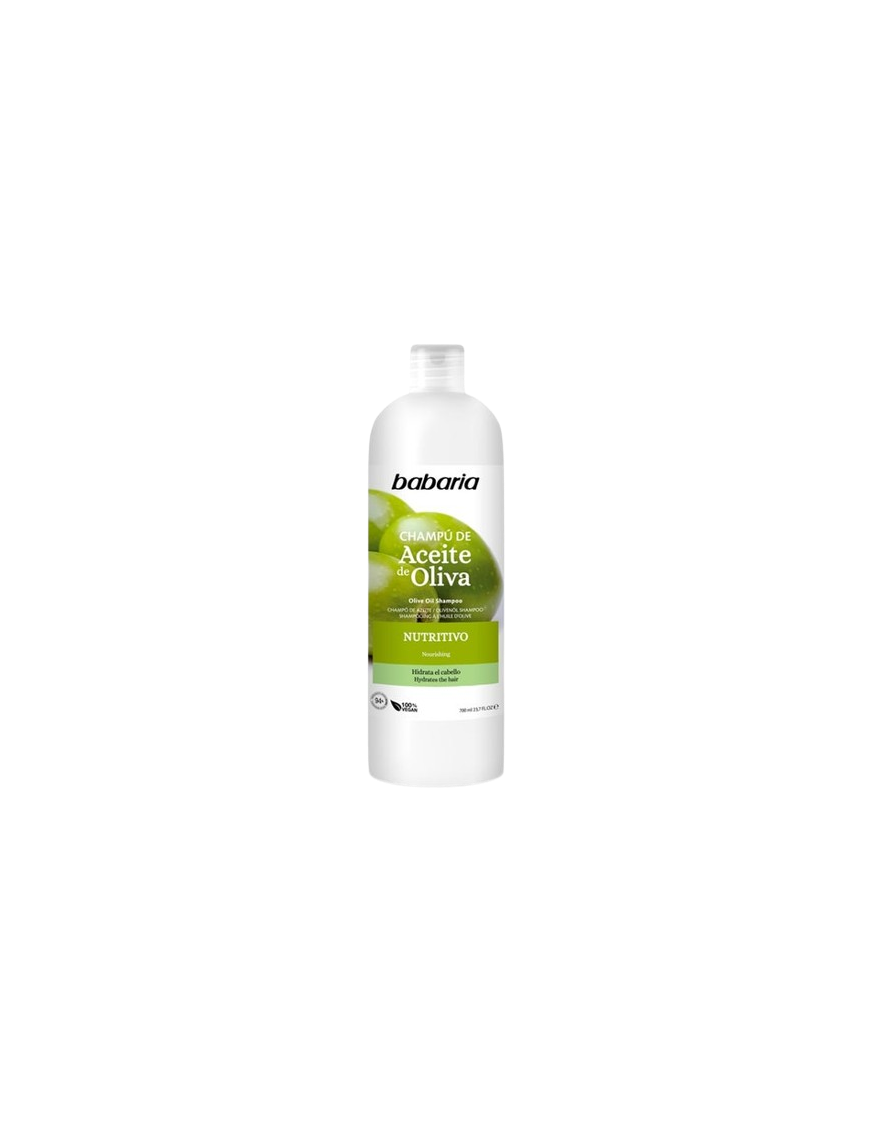 CHAMPU BABARIA ACEITE OLIVA NUTRITIVO  BOTE 700 ML