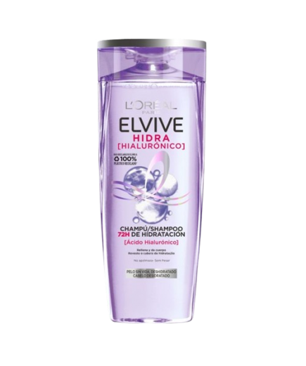 CHAMPU ELVIVE LOREAL HIALURONICO B/370 ML