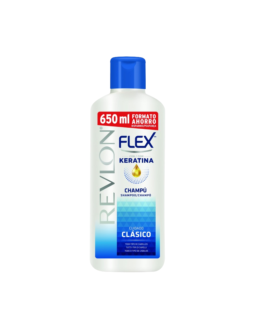 CHAMPU FLEX REVLON NORMAL C/KERATINA B/650 ML