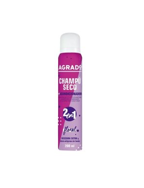 CHAMPU SECO AGRADO FLORAL 2EN1  SP/200 ML