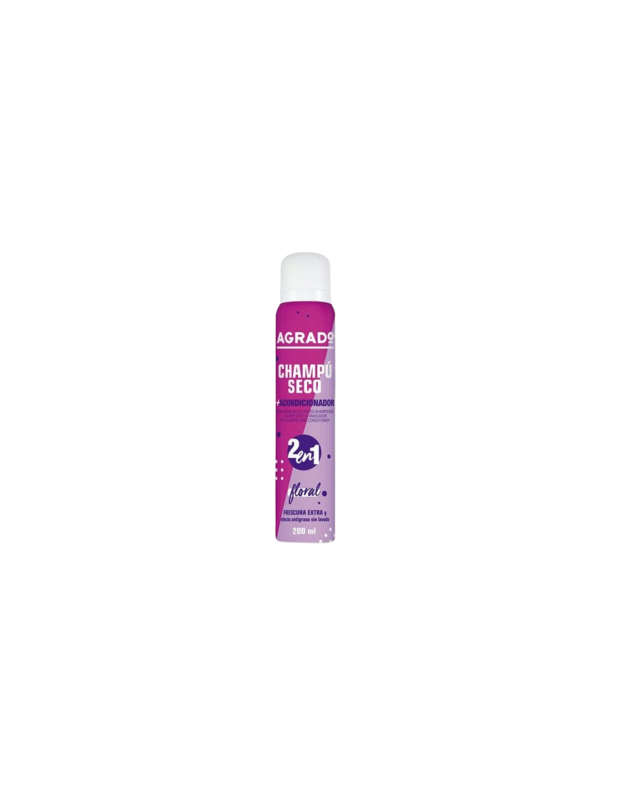 CHAMPU SECO AGRADO FLORAL 2EN1  SP/200 ML