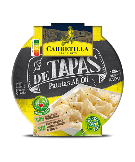 PATATAS ALI-OLI CARRETILLA TAPAS T/280 GR