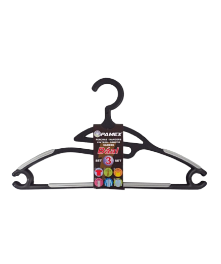 PERCHAS PLASTICO PAMEX PACK-3 UD