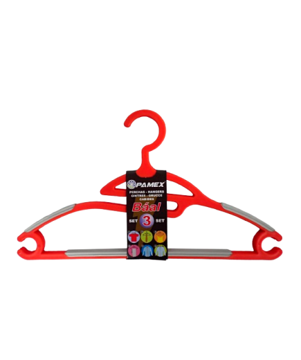 PERCHAS PLASTICO PAMEX PACK-3 UD