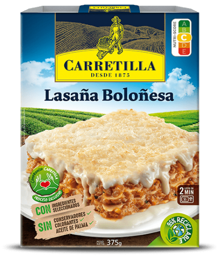 LASAÑA CARRETILLA BOLOÑESA P/375 GR