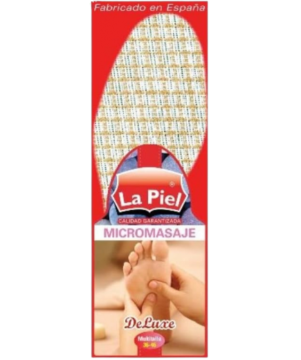 PLANTILLAS LA PIEL MICROMASAJE TALLA 36-46 PACK-2
